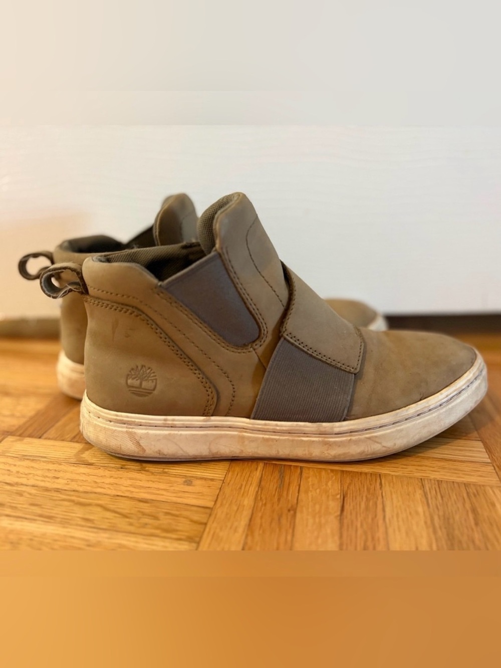 Timberland High-Top Slip-On Sneakers